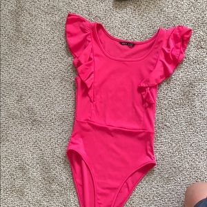 Pink bodysuit